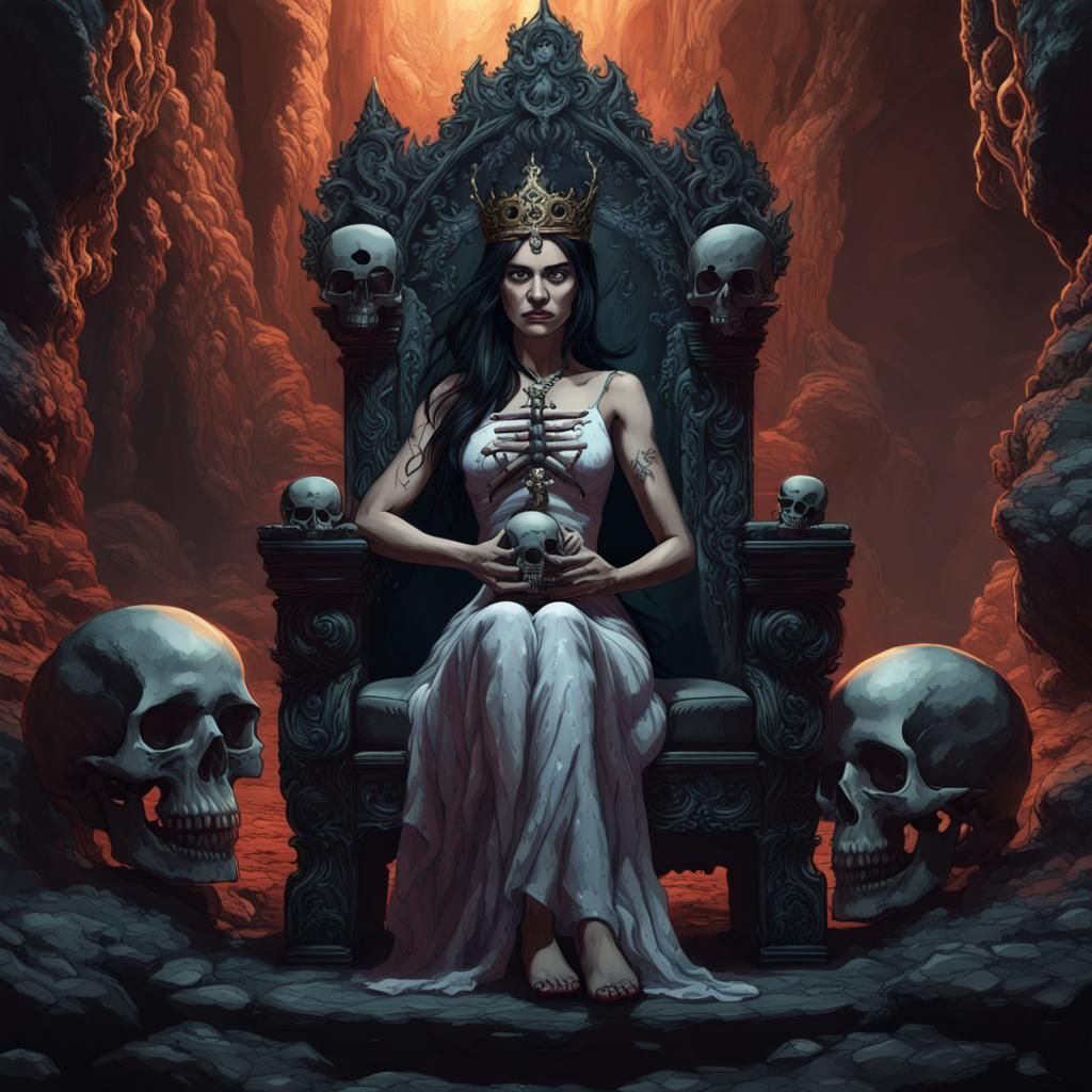 "Welcome to Hades. Were you waiting from someone more bony?"