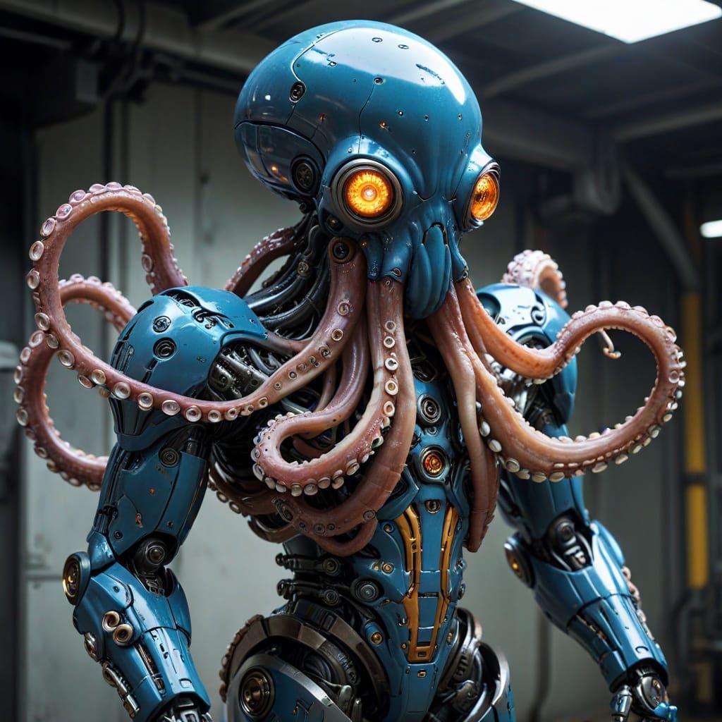 Octopus Robot Fusion Concept Art