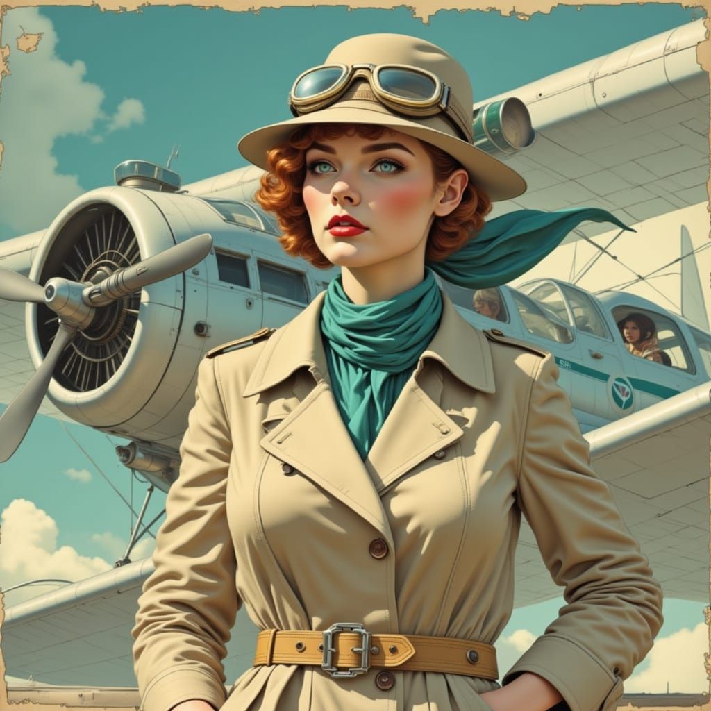 Inspired by Amelia Earhart