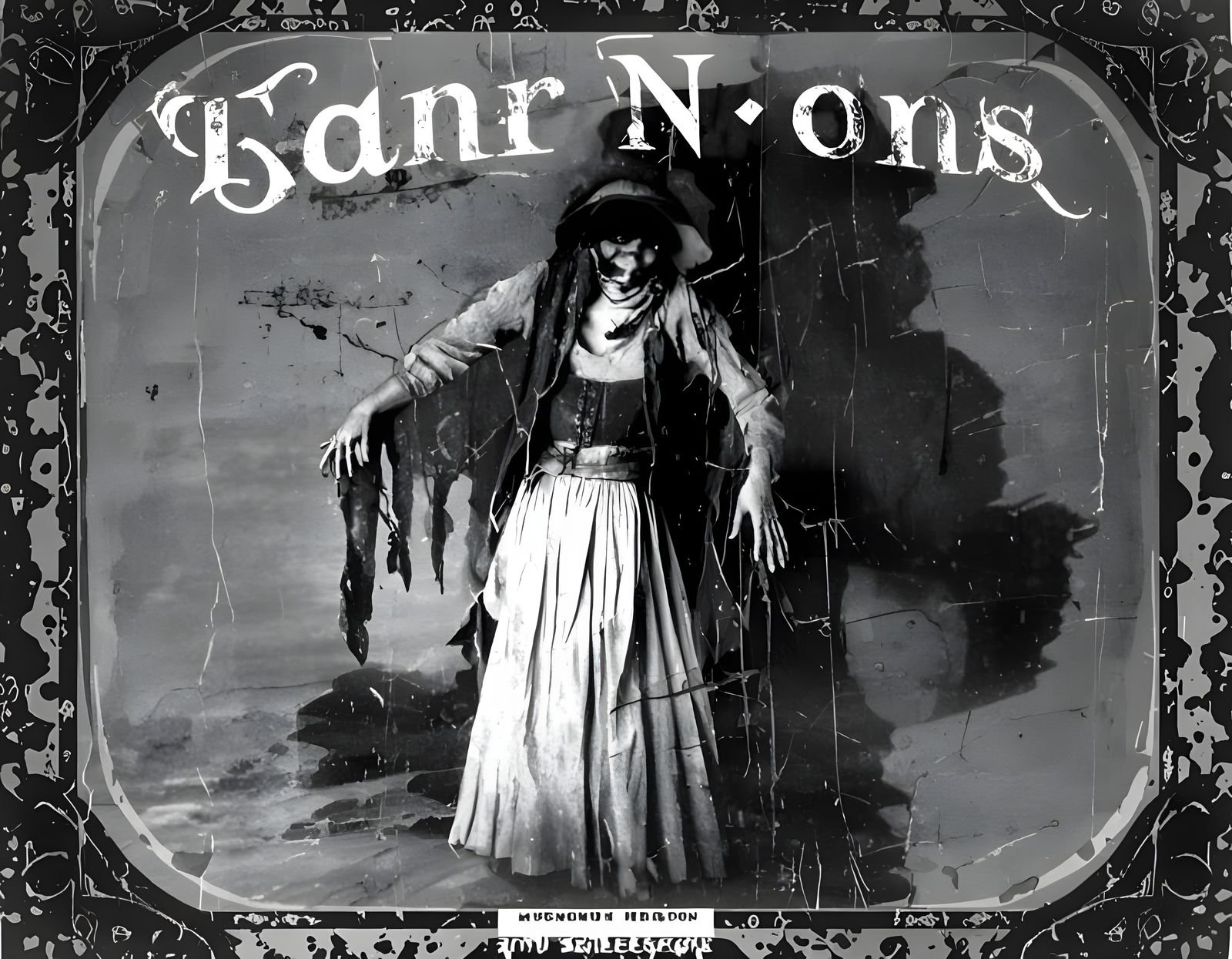 Freak Terror Hag in Vintage Daguerreotype Style