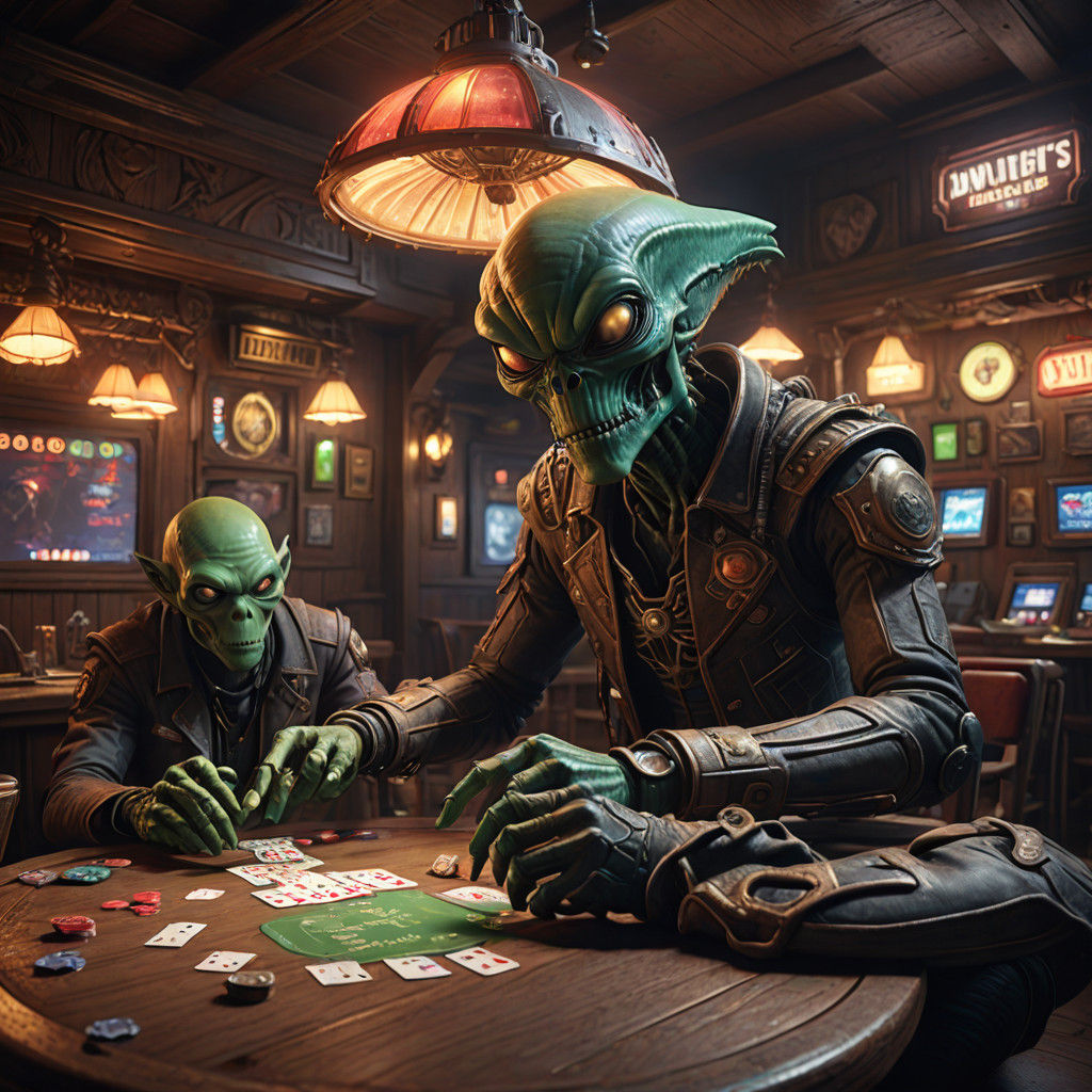 Western Cosmopolis: Alien Poker Night