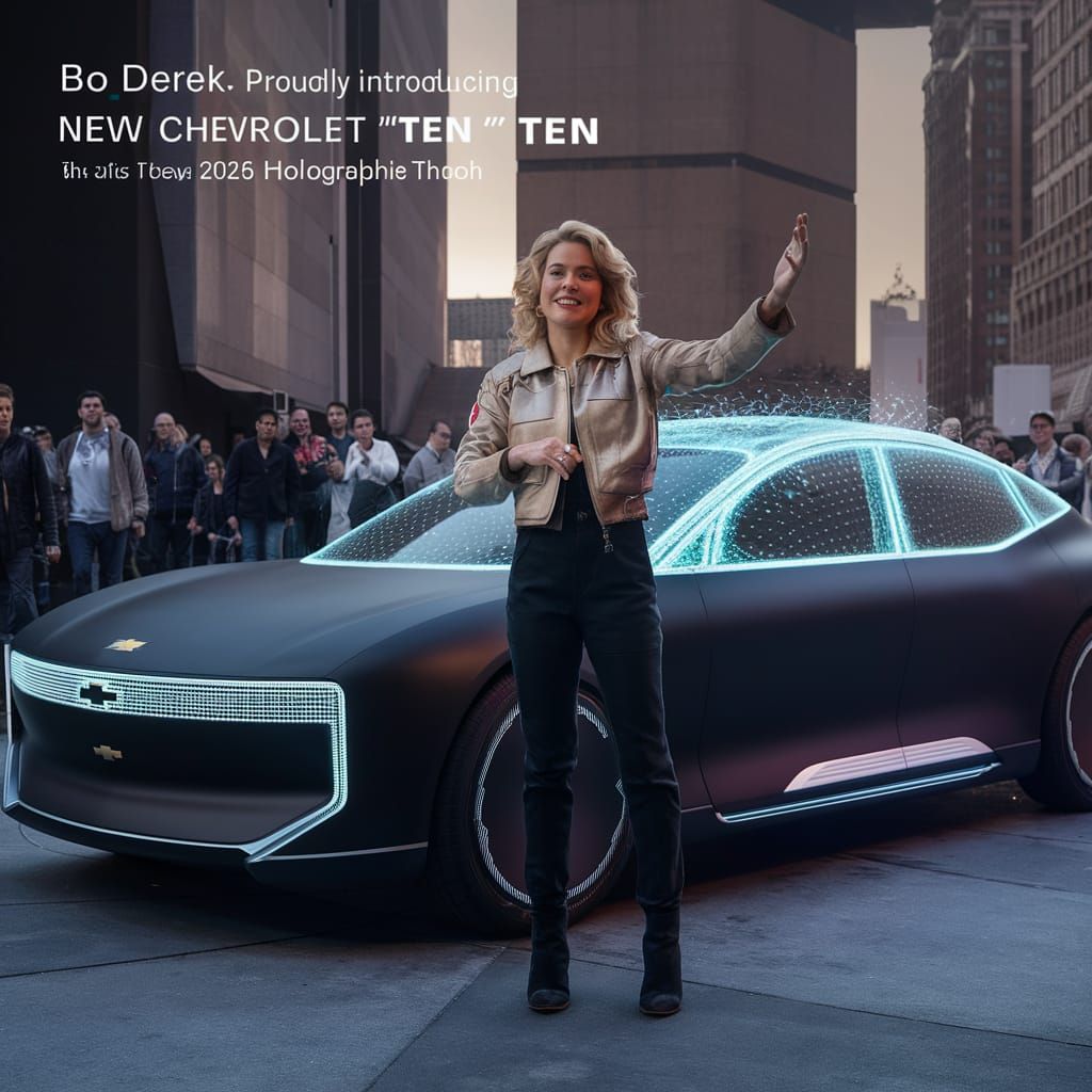 Bo Derek Unveils the Futuristic 2026 Chevrolet
