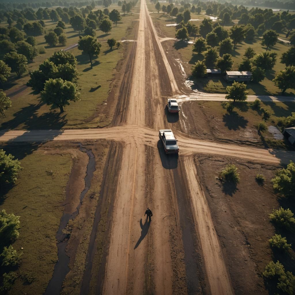 Robert Johnson at the Crossroads: A 3D Rendered Deal