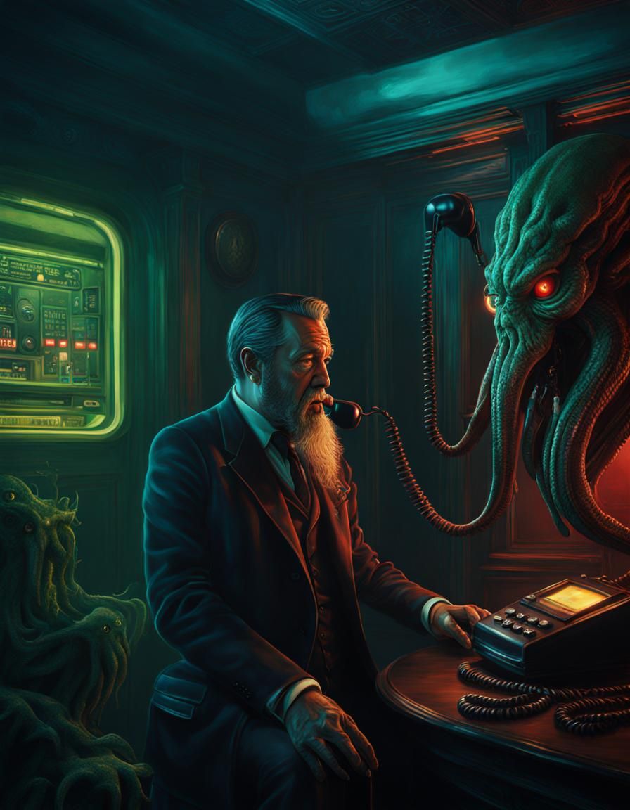 Cthulhu Horror: Hanging on the Telephone in Deep Color