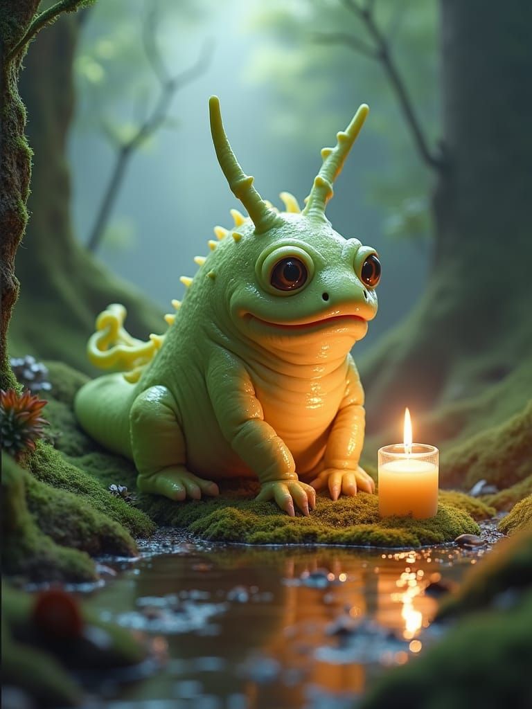 Ethereal Fantasy Food Package in Kinkade Style