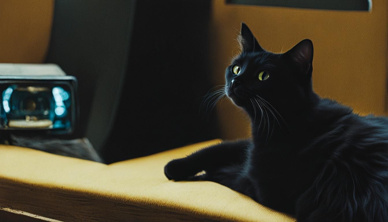 Cat Captures Red Dot in Playful Moment