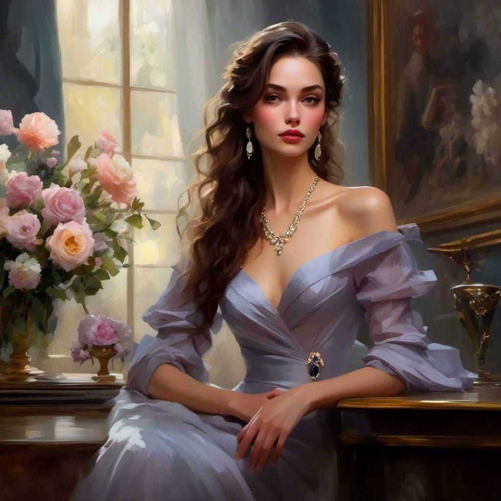 Lady Portrait of the Hour