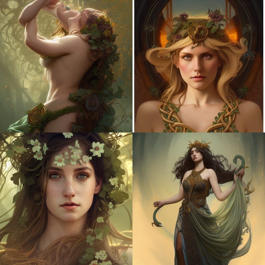 Ataecina: Celtic Spring Goddess Portrait