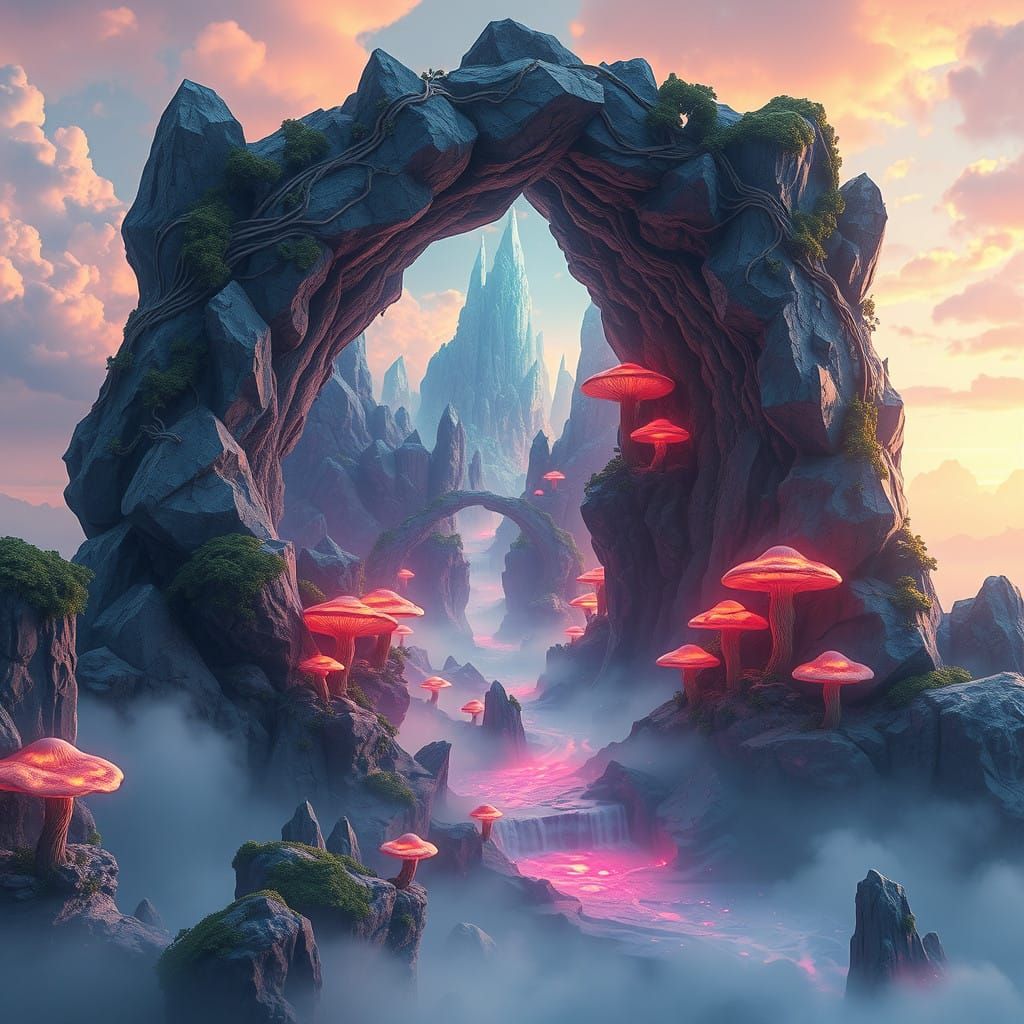 Ethereal Portal to a Fantastical Realm