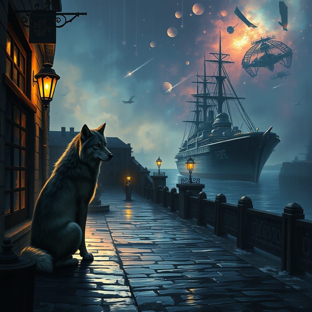 Lone Wolf at Steampunk Celestial Port