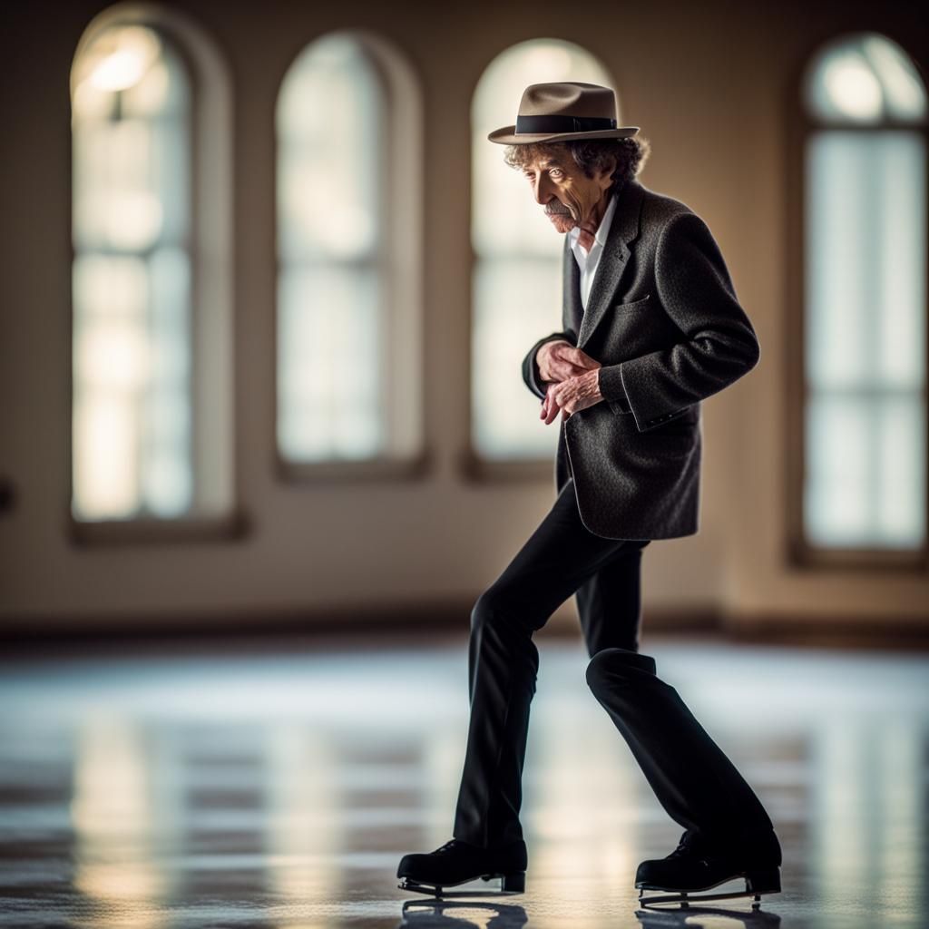 Bob Dylan: Figure Skater, Professional Photography