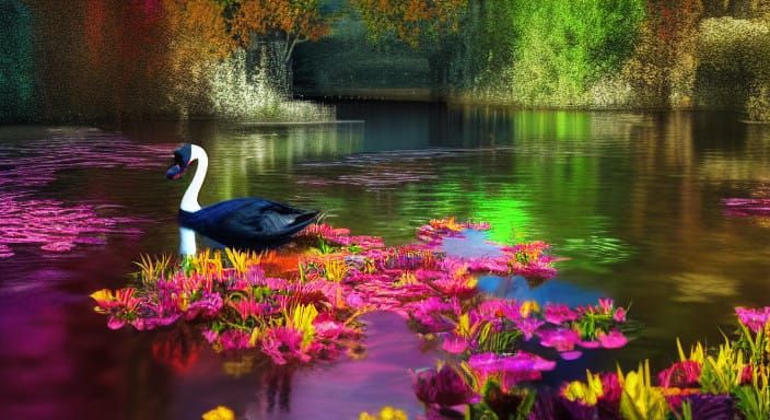 Dazzling Underwater Scene in Vibrant HDR Colors