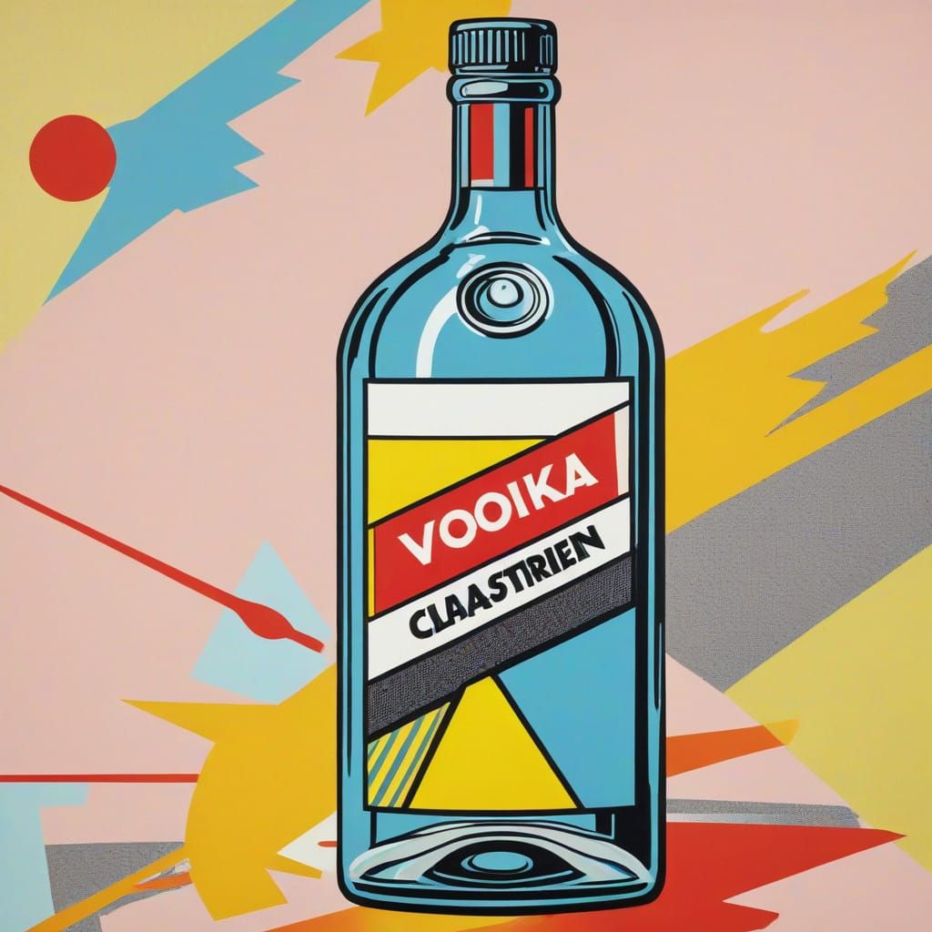 Vodka pop art