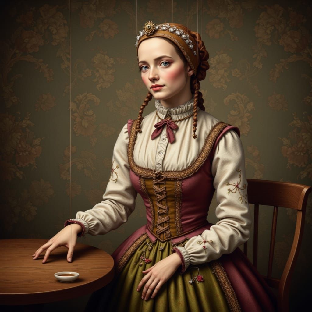 Zarina and German Girl in Photorealistic Style