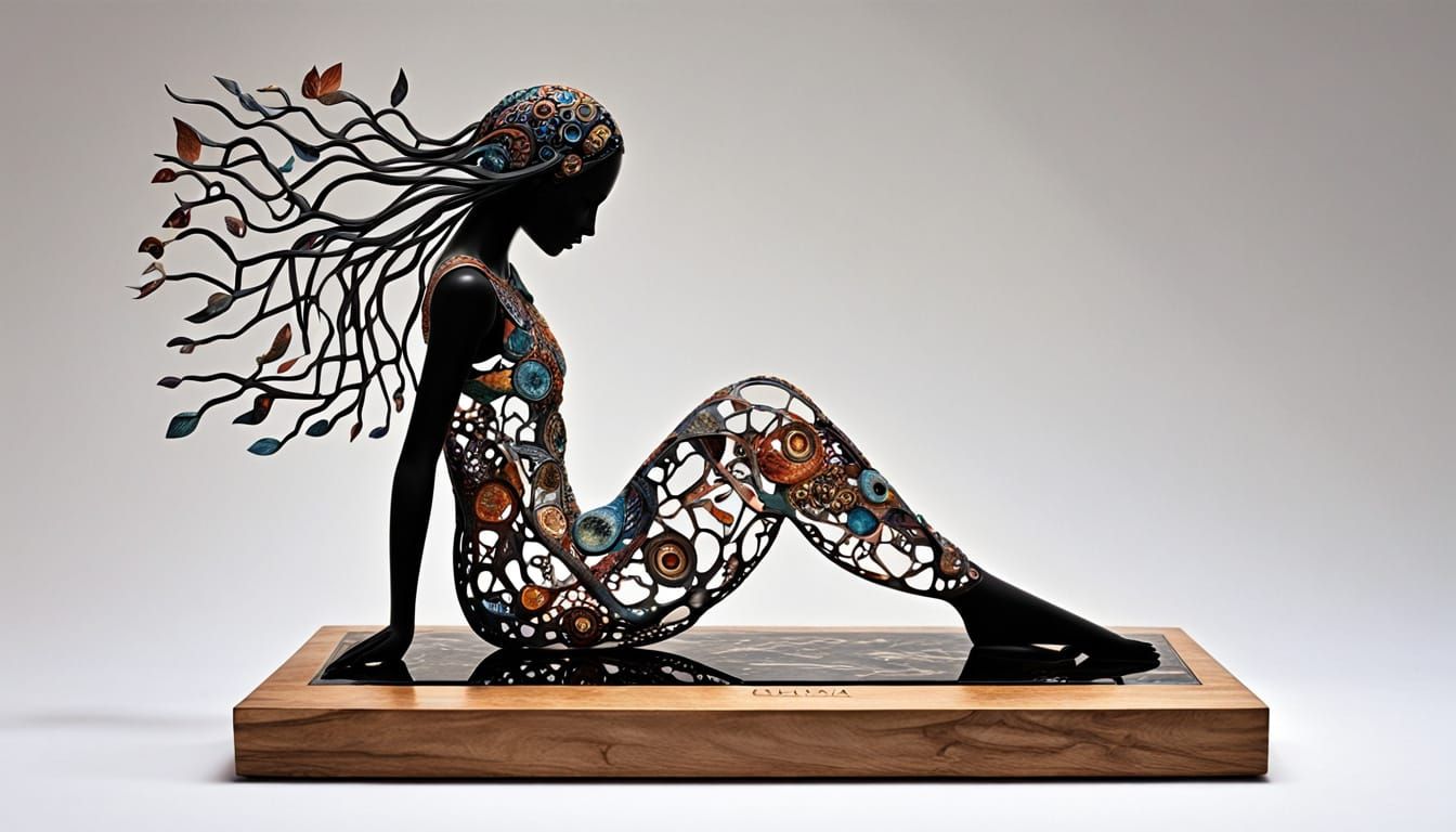 Surreal Fragmented Sculpture with Bio Art and Whimsical Crea...