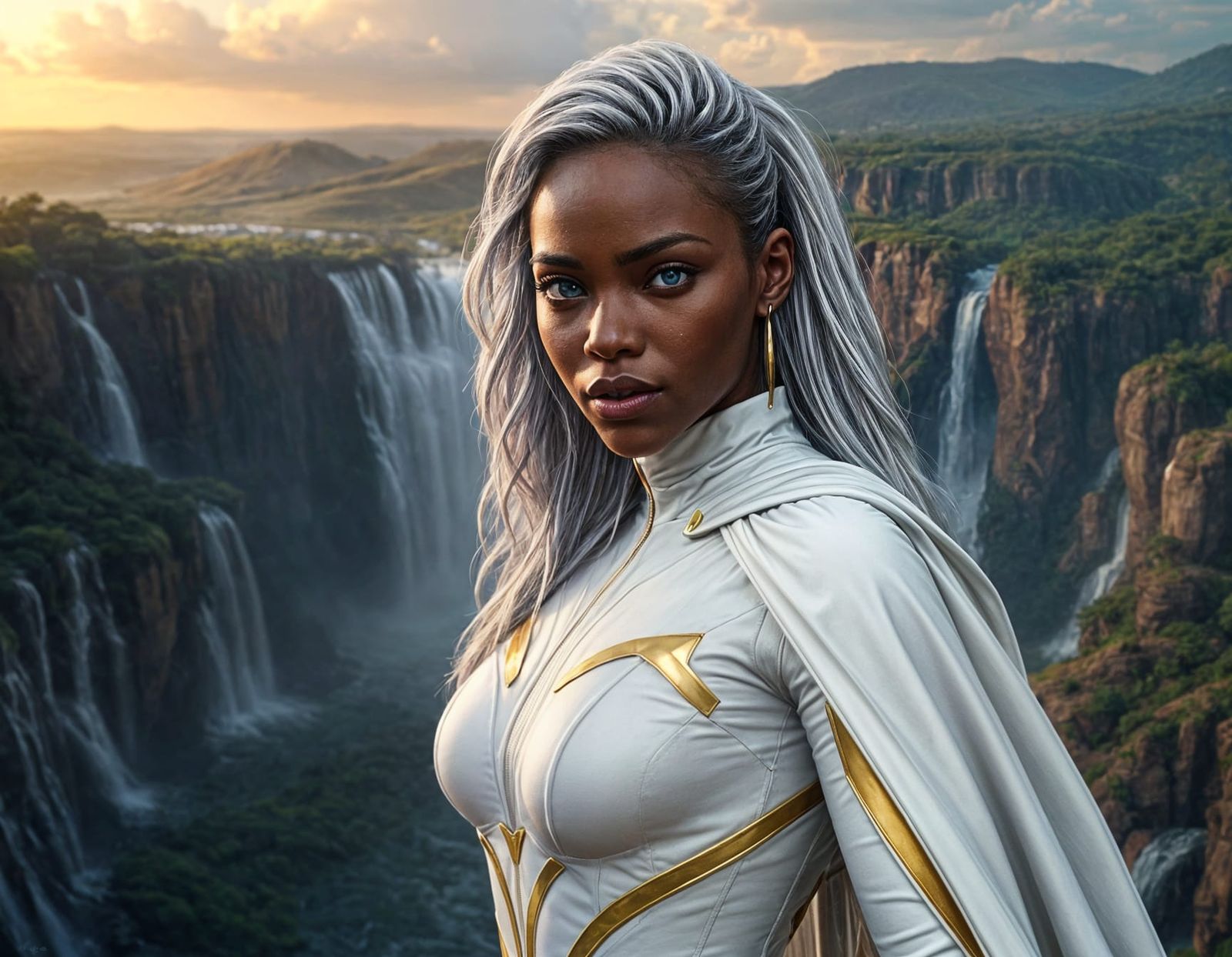 Storm of the X-Men in Wakanda: Digital Art