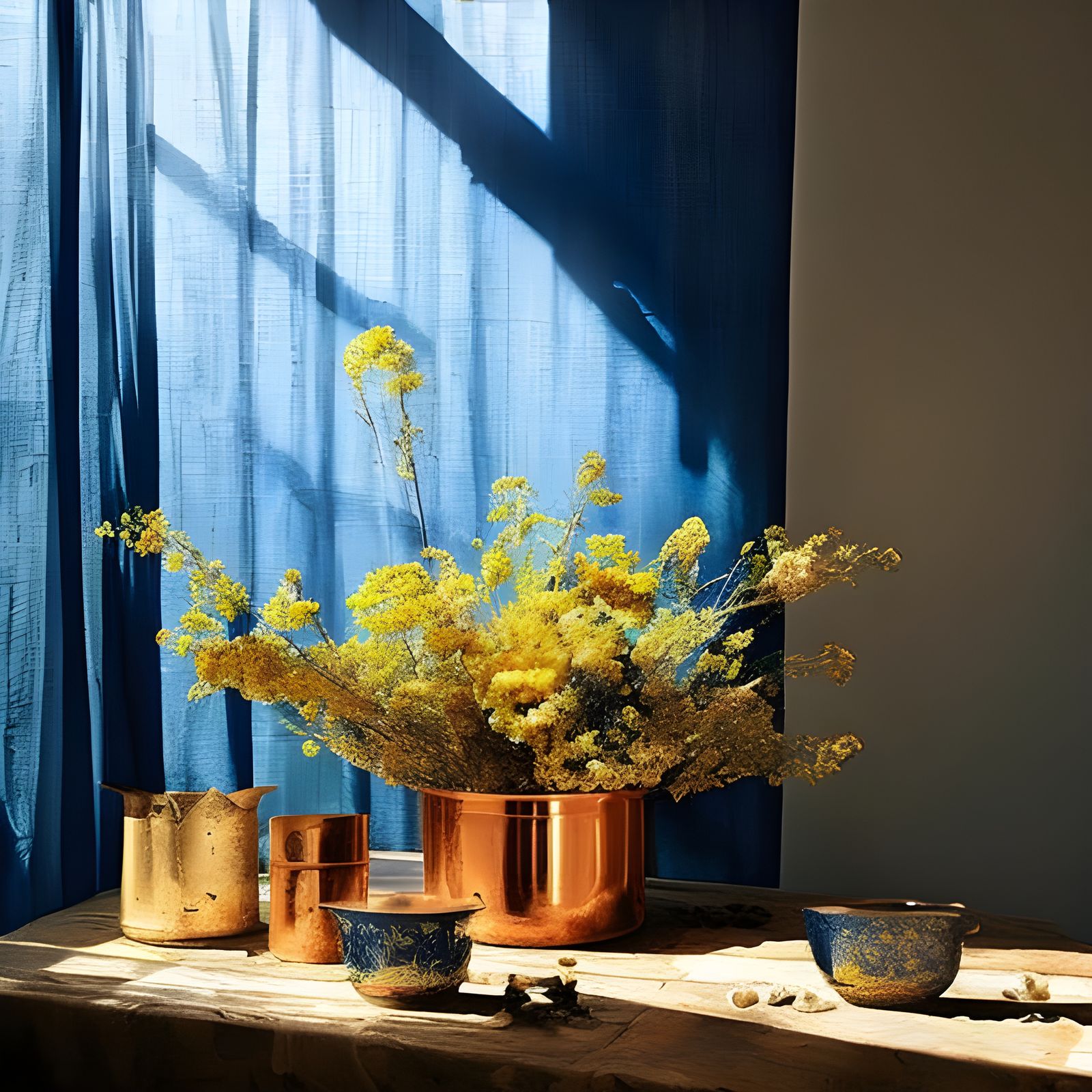 Still Life of Flowers in Hyperrealist Style