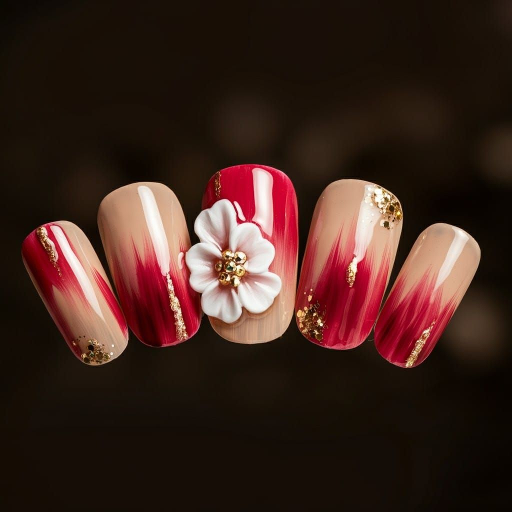 Unique Nail Art Designs with Ombre Effect