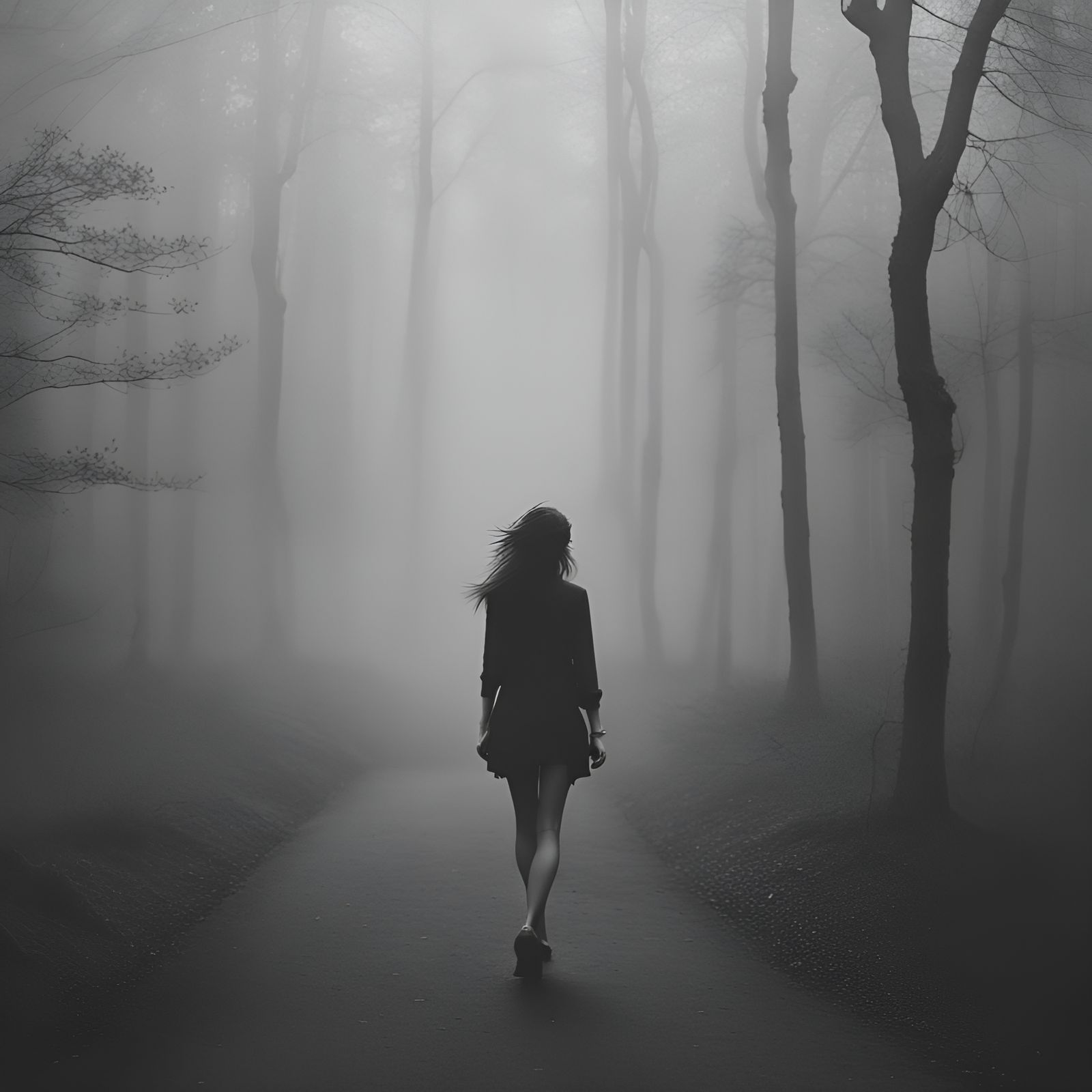 Dreamlike Haze: Surreal Depiction of Disconnection