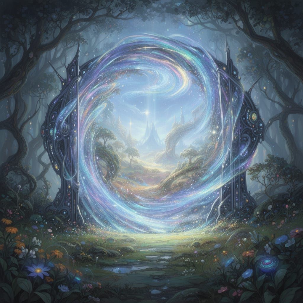 Portal to the Future: Dreamlike Landscape Unfolds