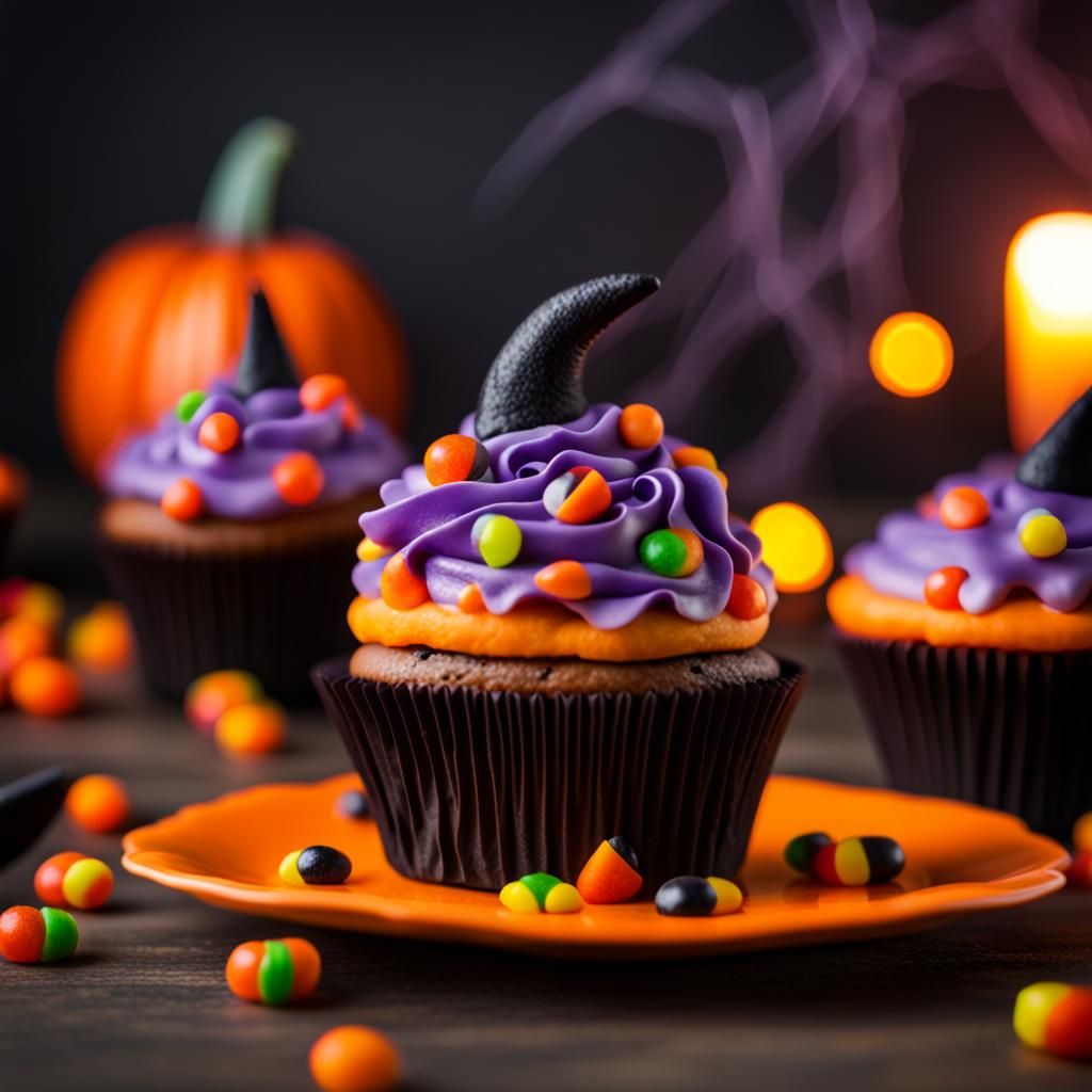 Halloween Cupcake Still Life, Professional Photography