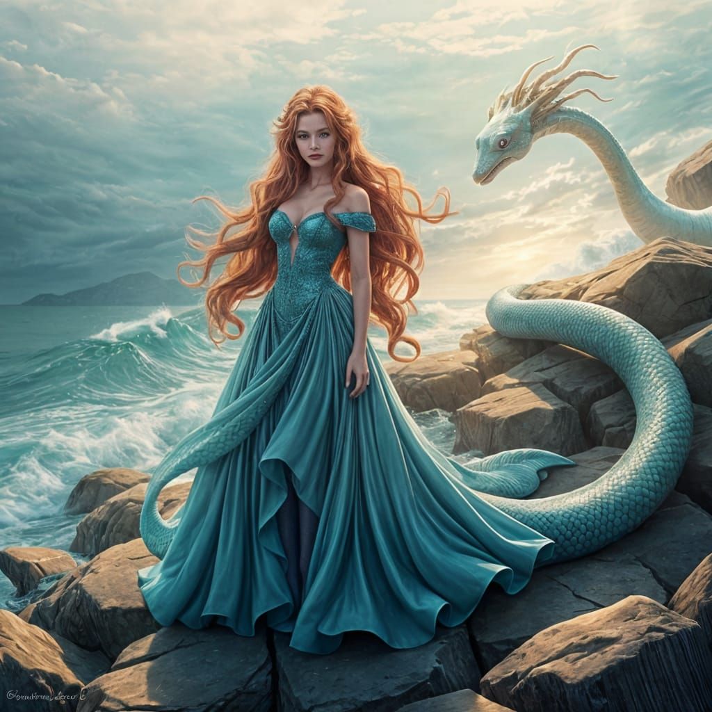 Ocean Princess and Sleek Sea Serpent