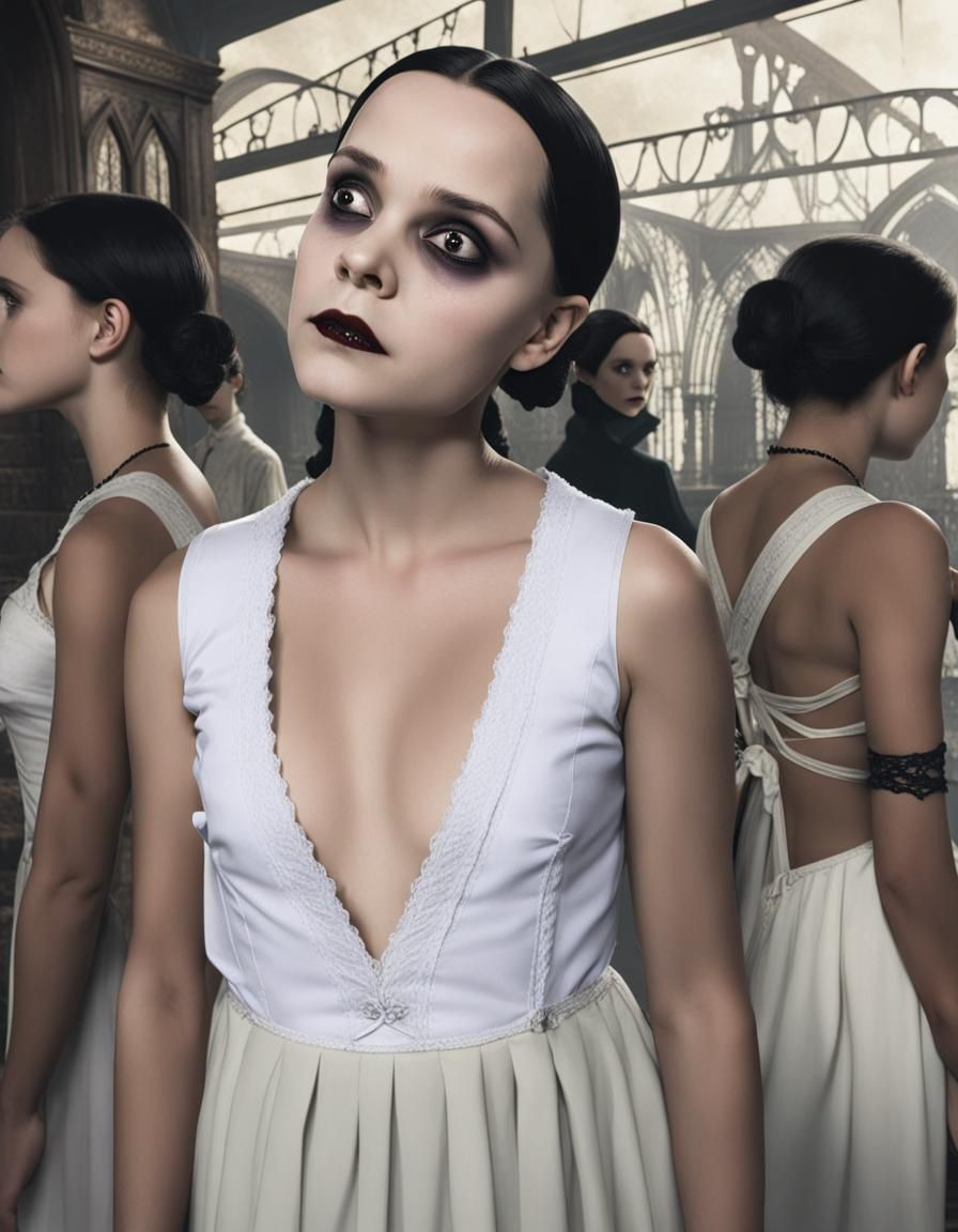 Wednesday Addams Welcomes You to Gothic Setting