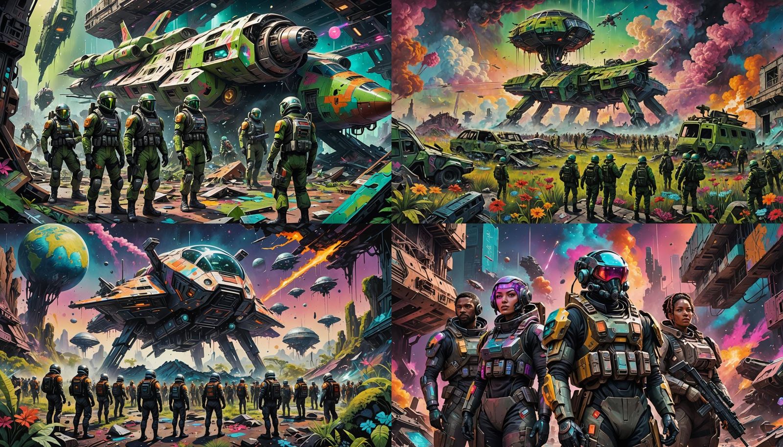 Unity After Galactic Battle: Hope and Rebirth