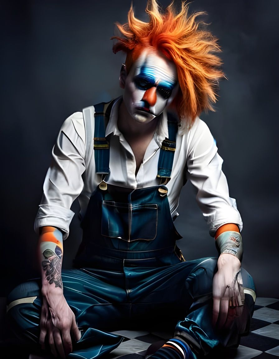 Sad Lich Clown in Mazzoni Style