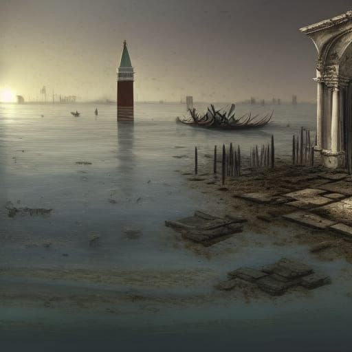 Venice Submerged: Post-Apocalyptic Reef Waterscape