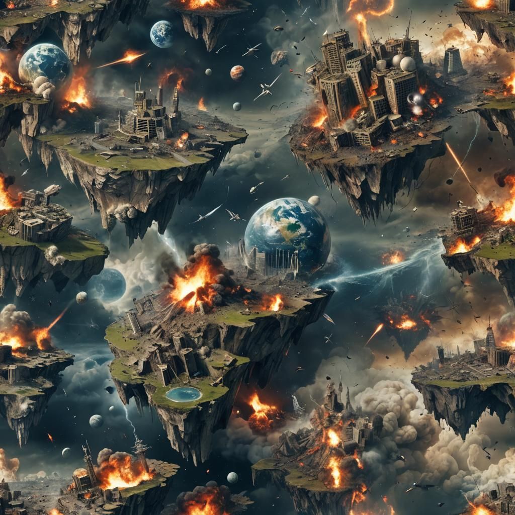 Apocalyptic World's End Landscape