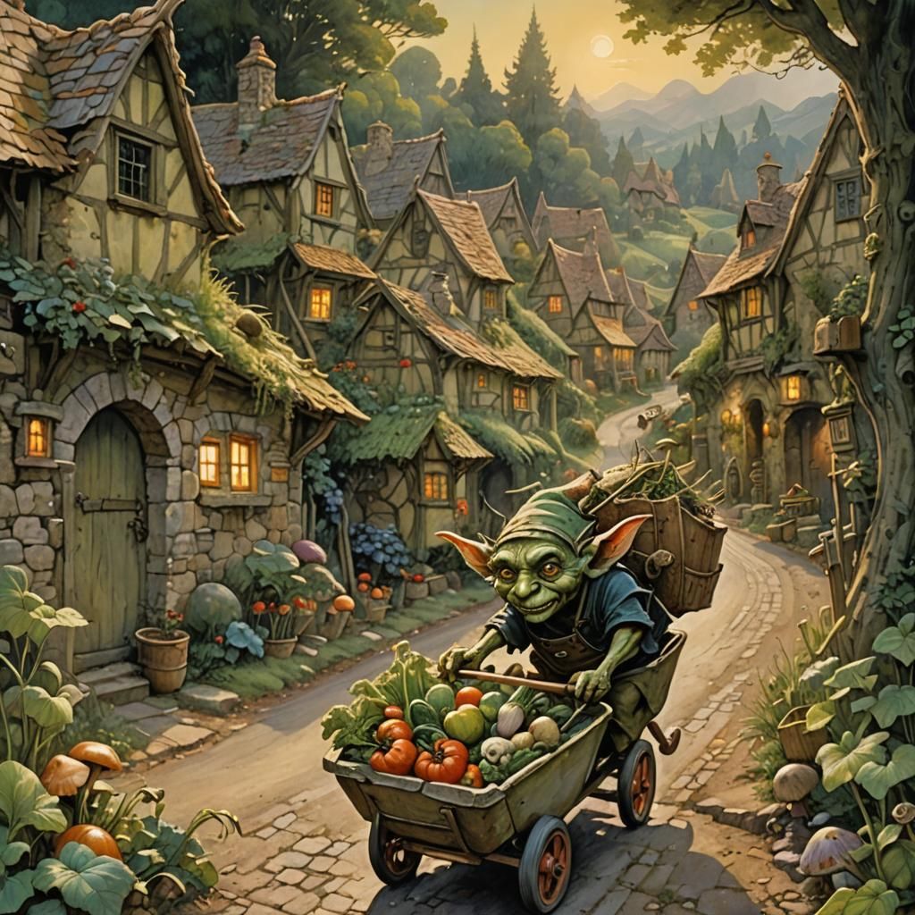 Goblin and Goblinbot on Country Road