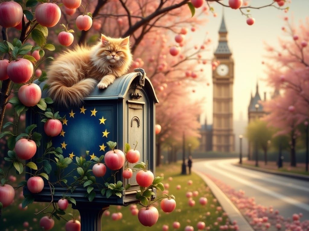 Peaceful Morning Mailbox Sanctuary