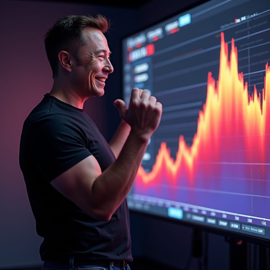 Elon Musk S&P 500 Heat Map Concept Art