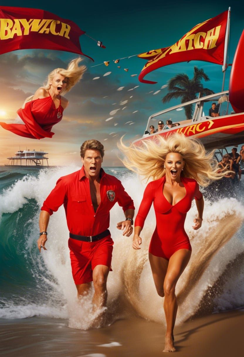 Baywatch goes completely bonkers in a promo pic