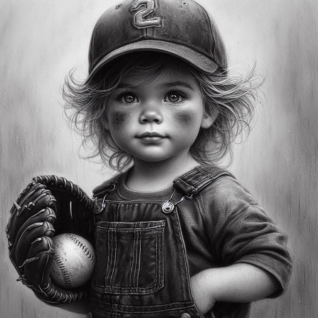 Classic Charcoal Drawing