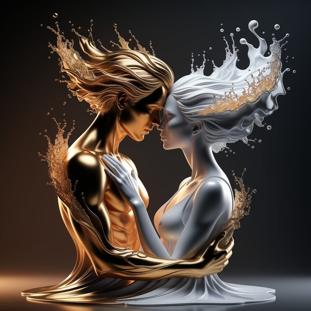 A mesmerizing Abstract sculpture