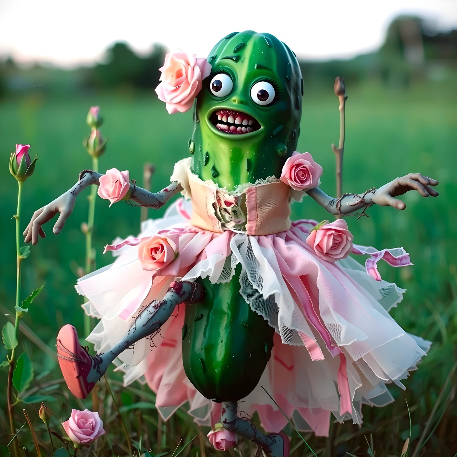 Roses. Zombies. Pickles.