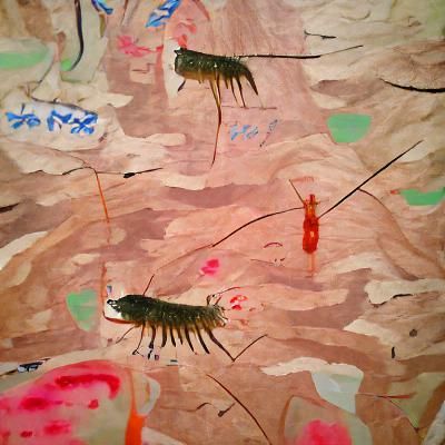 AI Generated Image of a Shrimp