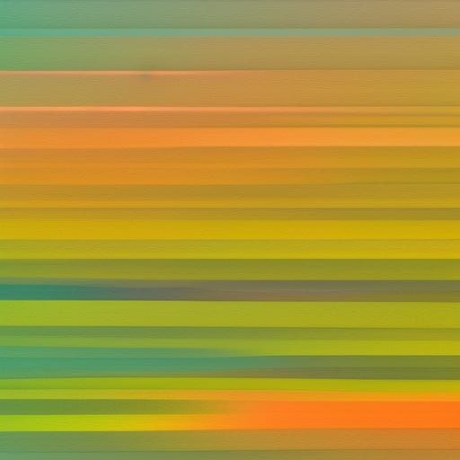Impressionist Rectangles in Beige and Orange Gradients