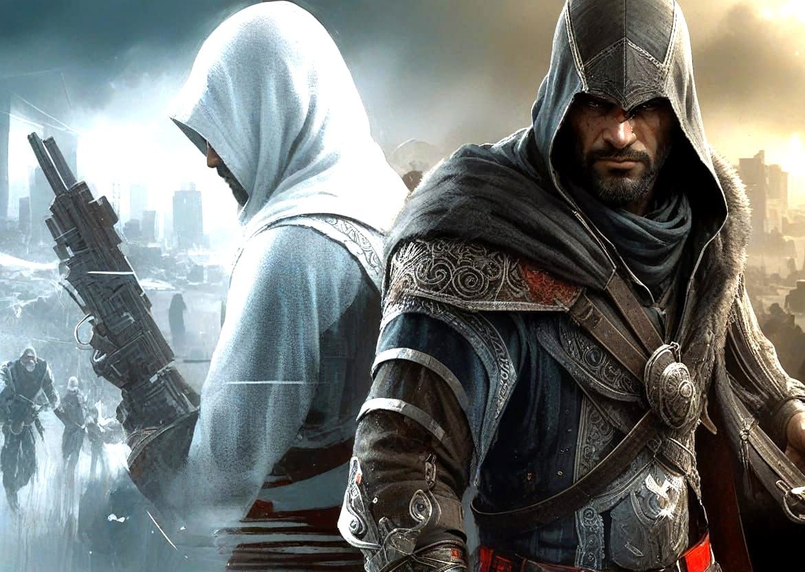 Rugged Male Portrait with Distinctive Tattoo