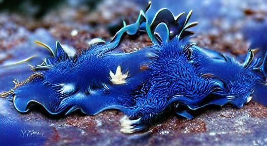 Blue Dragon Sea Slug: Gliding Through the Ocean
