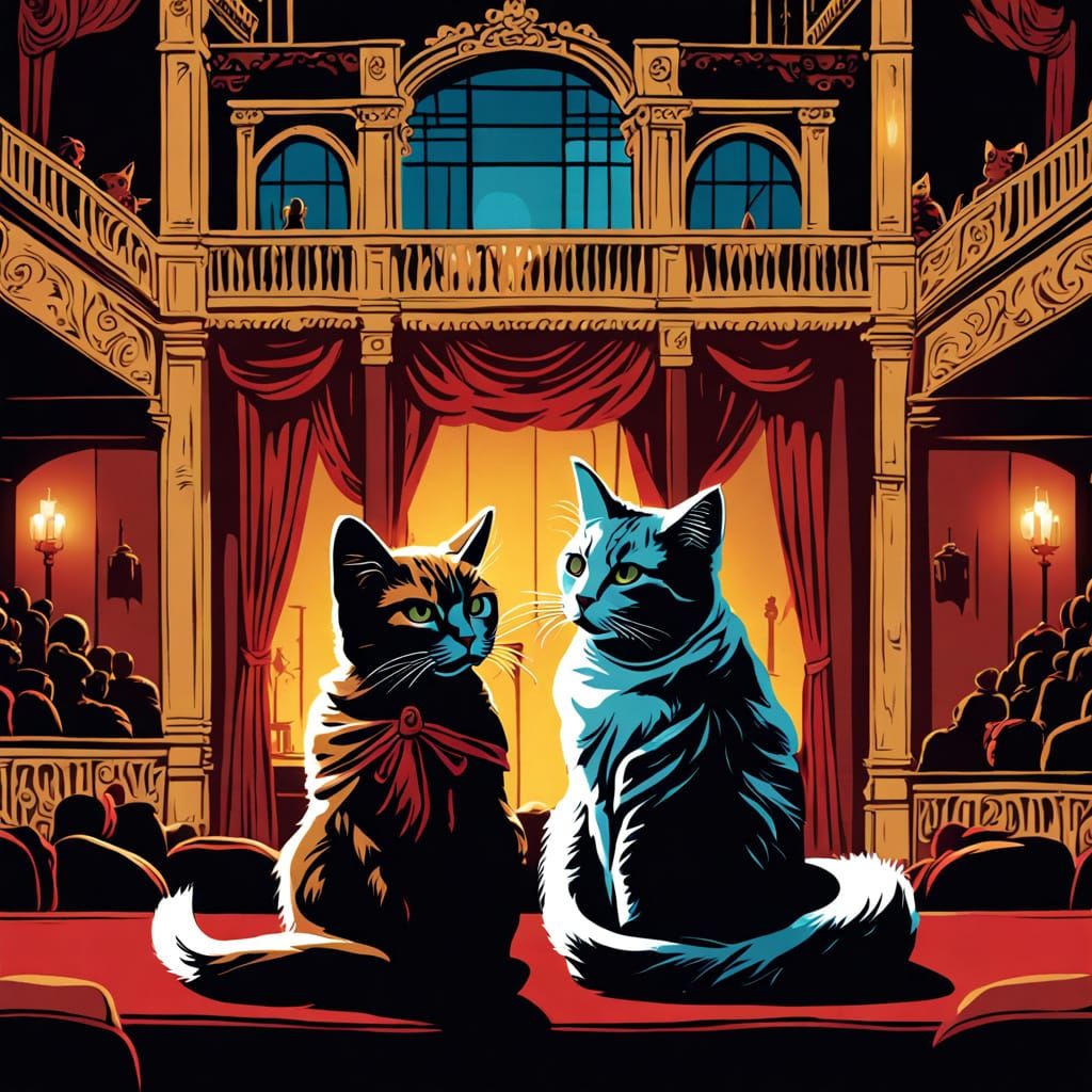 Whimsical Cats Recreate Romeo and Juliet's Iconic Balcony Sc...