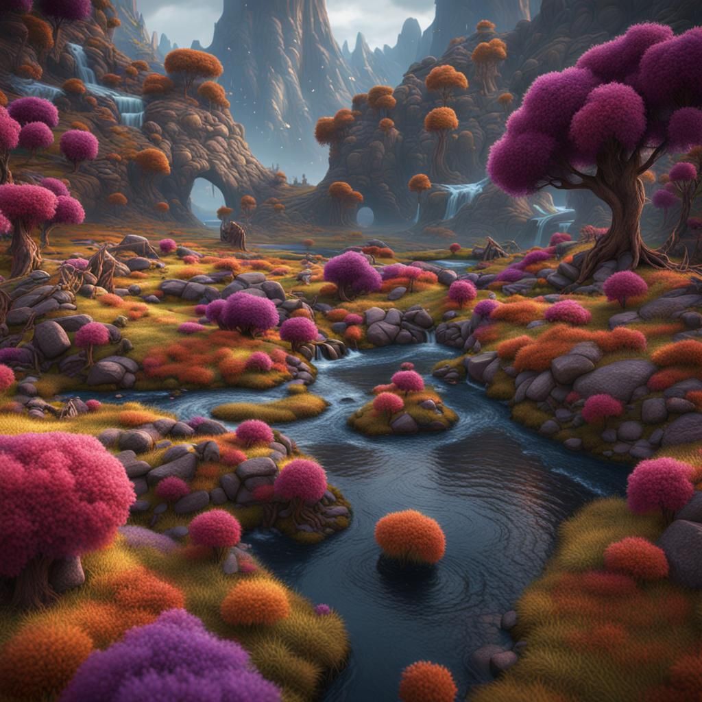 Soft Woolly Clothing in Detailed Matte Painting