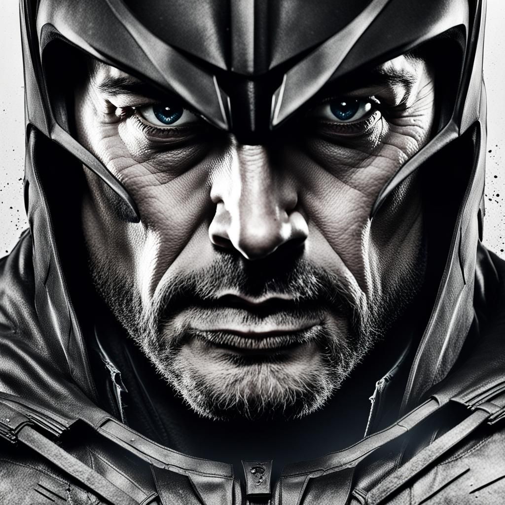 Karl Urban as Batman Portrait