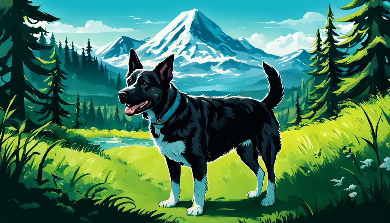 Dog Adventure Book Cover Design