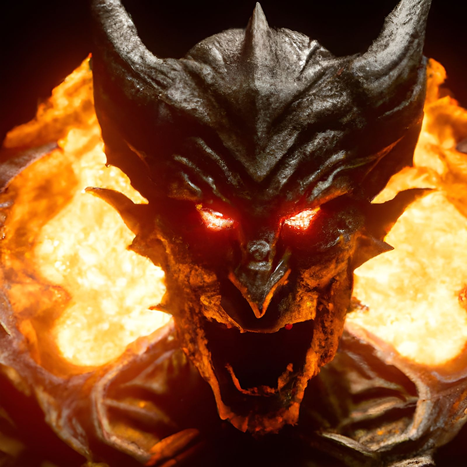 Epic Fire Demon: Balrog of Morgoth in 8k