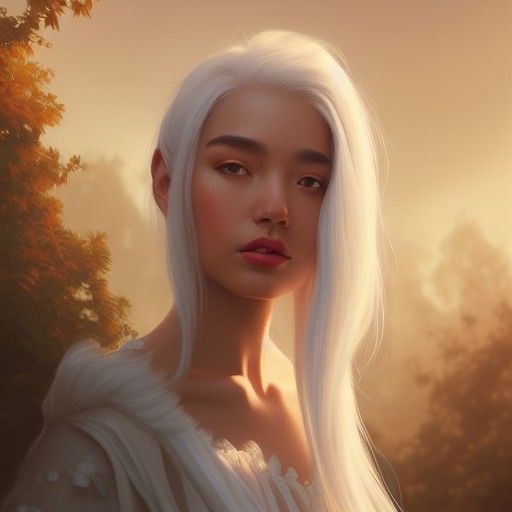 Princess Lily Portrait in Golden Hour Lighting