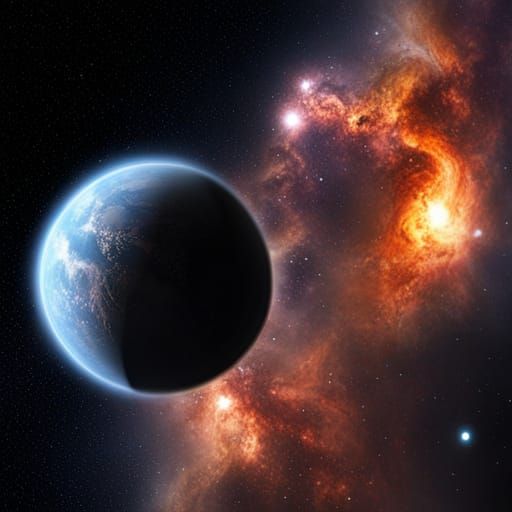 Star Engulfing Planet: A Celestial Cataclysm