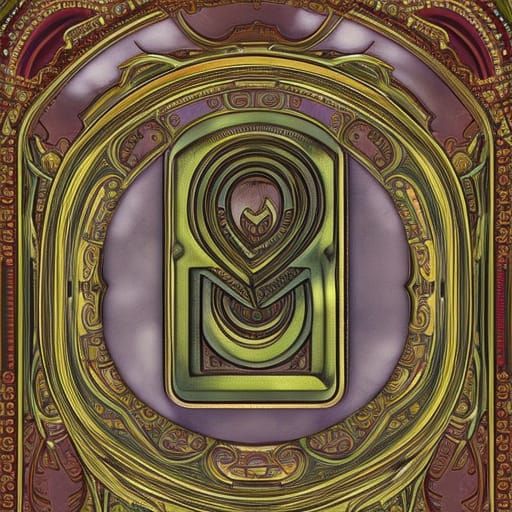 Comic Book Art in Alphonse Mucha Style